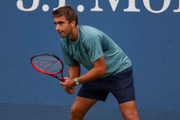 US Open tennis tournament - Day 1 Daniel Merida of Spain in action against Marton Fucsovics of Hungary during the Men™s Singles round one of the US Open Tennis Championships at the USTA Billie Jean King National Tennis Center in Flushing Meadows, New York, USA, 30 August 2026. The 2026 US Open tournament runs from 23 August through 13 September. FLUSHING MEADOWS NEW YORK United States  Copyright: xSARAHxYENESELx