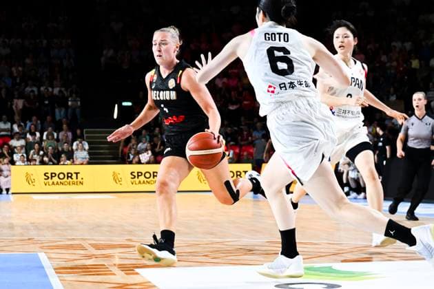 Belgium v Japan - FIBA Women s World Cup Friendly OOSTENDE, BELGIUM - AUGUST 30 : Ramette Elise guard of Belgium in action during the friendly match between Belgium and Japan in preparation for the FIBA Women s Basketball World Cup in Berlin on August 30, 2026 in Oostende, Belgium, 30 08 2026 Oostende Belgium  Copyright: xVincentxKalutx