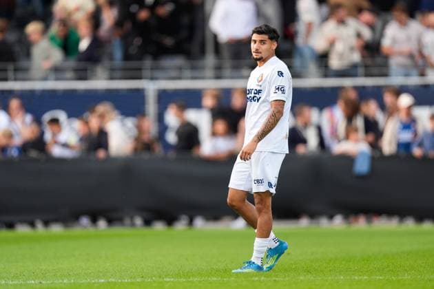 VELSEN-ZUID , 30-08-2026 , BUKO Stadion , season 2026 2027 , Dutch Eredivisie football , match between Telstar and Ajax , Picture shows dejection after the match game by Telstar player Emirhan Demircan Telstar - Ajax  x206254602x Copyright: