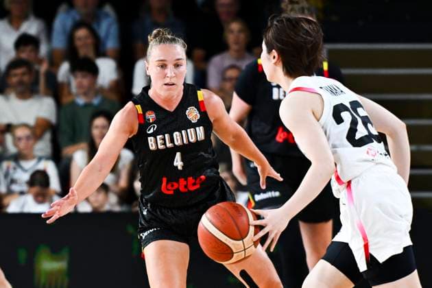 Belgium v Japan - FIBA Women s World Cup Friendly OOSTENDE, BELGIUM - AUGUST 30 : Ramette Elise guard of Belgium in action during the friendly match between Belgium and Japan in preparation for the FIBA Women s Basketball World Cup in Berlin on August 30, 2026 in Oostende, Belgium, 30 08 2026 Oostende Belgium  Copyright: xVincentxKalutx