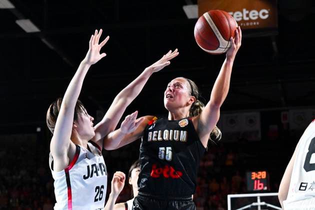 Belgium v Japan - FIBA Women s World Cup Friendly OOSTENDE, BELGIUM - AUGUST 30 : Allemand Julie guard of Belgian Cats in action during the friendly match between Belgium and Japan in preparation for the FIBA Women s Basketball World Cup in Berlin on August 30, 2026 in Oostende, Belgium, 30 08 2026 Oostende Belgium  Copyright: xVincentxKalutx