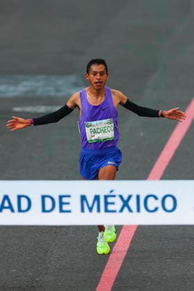 43rd edition of the Mexico City Marathon Peruvian Cristhian Pacheco Mendoza wins the men s division at the 43rd edition of the Mexico City Marathon 2026 in Mexico City, Mexico, 30 August 2026. Ciudad de México (es-ES) Mexico  Copyright: xISAACxESQUIVELx