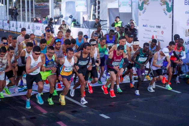 43rd edition of the Mexico City Marathon People participate in the 43rd edition of the Mexico City Marathon 2026 in Mexico City, Mexico, 30 August 2026. Ciudad de México (es-ES) Mexico  Copyright: xISAACxESQUIVELx