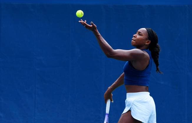 Coco Gauff practices 2026 US Open, Day One, USTA Billie Jean King National Tennis Center, New York, USA - 30 Aug 2026New York USTA Billie Jean King National T New York (NY) United States of America EDITORIAL USE ONLY No use with unauthorised audio, video, data, fixture lists, club league logos or live services. Online in-match use limited to 120 images, no video emulation. No use in betting, games or single club league player publications. Copyright: xJavierxGarcia Shutterstockx 17124546i
