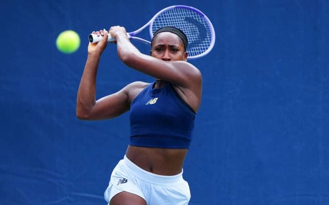 Coco Gauff practices 2026 US Open, Day One, USTA Billie Jean King National Tennis Center, New York, USA - 30 Aug 2026New York USTA Billie Jean King National T New York (NY) United States of America EDITORIAL USE ONLY No use with unauthorised audio, video, data, fixture lists, club league logos or live services. Online in-match use limited to 120 images, no video emulation. No use in betting, games or single club league player publications. Copyright: xJavierxGarcia Shutterstockx 17124546m