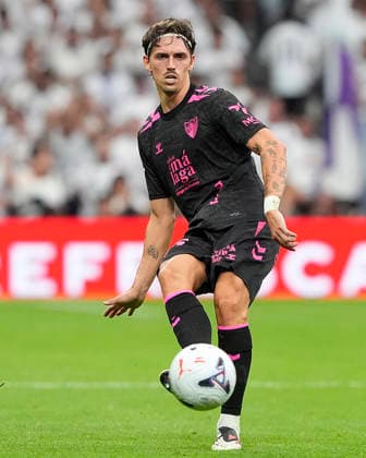 REAL MADRID CF v MALAGA CF. LA LIGA 2026 2027. ROUND 3. Malaga CF s Recio during La Liga match. August 30, 2026. (ALTERPHOTOS Acero) MadridSpain  Copyright: xAcerox