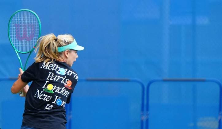 Katie Boulter practices 2026 US Open, Day One, USTA Billie Jean King National Tennis Center, New York, USA - 30 Aug 2026New York USTA Billie Jean King National T New York (NY) United States of America EDITORIAL USE ONLY No use with unauthorised audio, video, data, fixture lists, club league logos or live services. Online in-match use limited to 120 images, no video emulation. No use in betting, games or single club league player publications. Copyright: xJavierxGarcia Shutterstockx 17124546t