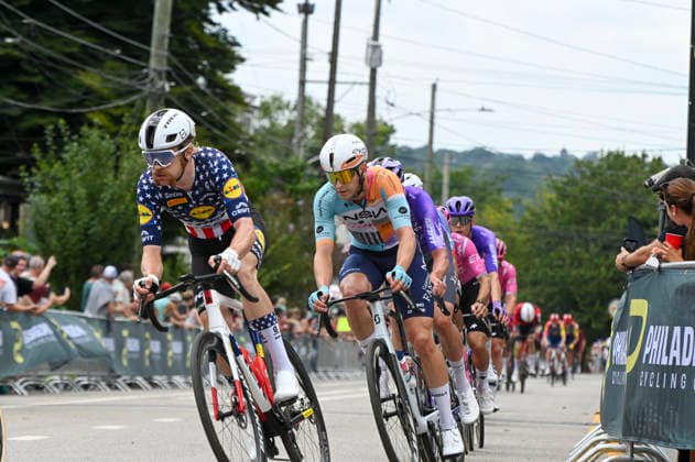 August 30, 2026, Philadelphia, Pennsylvania, United States: Cyclist struggle up the famed Manayunk Wall during the MenÃ¢â‚¬â ¢s Philadelphia Cycling Classic race n Philadelphia PA Philadelphia Cycling Classic 2026  - ZUMArf1_ 20260830_zaf_rf1_048 Copyright: xRickyxFitchettx