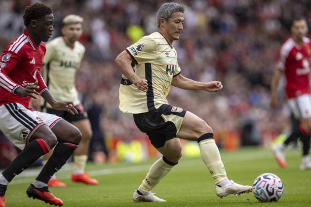 MANCHESTER, ENGLAND, AUGUST 30: Ipswich Town s Daizen Maeda controls the ball during a 2026 27 Premier League match between Manchester United, ManU and Ipswich Town at Old Trafford in Manchester, England. (Richard Callis ) Richard Callis Fotoarena (Richard Callis SPP) Copyright: xRichardxCallisx xSPPx spp-en-RiCa-3007426