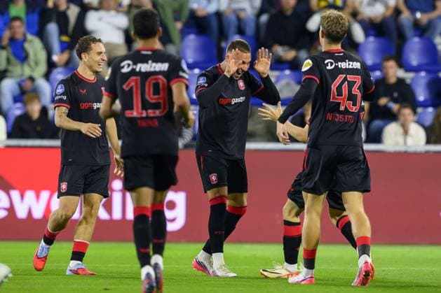 LEEUWARDEN - (m) Marko Pjaca of FC Twente celebrates his goal during the Dutch Eredivisie match between SC Cambuur and FC Twente at the Kooi Stadion on August 30, 2026, in Leeuwarden, the Netherlands. COR LASKER ANP Eredivisie 2026 27 xVIxANPxSportx xxANPxIVx 566628924 originalFilename: 566628924.jpg