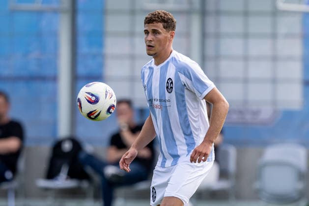 Benedikt Hoppe (TSV 1860 Muenchen, 06) GER, TSV 1860 Muenchen vs. TSV Landsberg 1882, Fussball, Regionalliga Bayern, 6. Spieltag, Saison 2026 2027, 30.08.2026. (DFL DFB REGULATIONS PROHIBIT ANY USE OF PHOTOGRAPHS as IMAGE SEQUENCES and or QUASI-VIDEO). Foto: HMB Media Heike Feiner Copyright: HMBxMedia HeikexFeiner