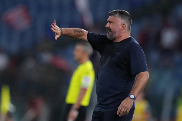 Lazio™s head coach Gennaro Gattusoduring the Serie A EniLive soccer match between Lazio and Genoa at the Rome s Olympic stadium, Italy - Sunday August 30, 2026 - Soccer ( Photo by Alfredo Falcone LaPresse )  Copyright: xAlfredoxFalcone LaPressex