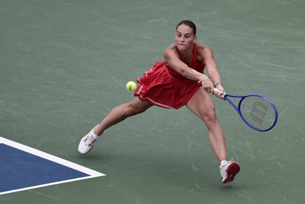 Marta Kostyuk, US Open Championships, Billie Jean King National Tennis Center, Flushing Meadows, New York, USA . Copyright: xJuergenxHasenkopfx