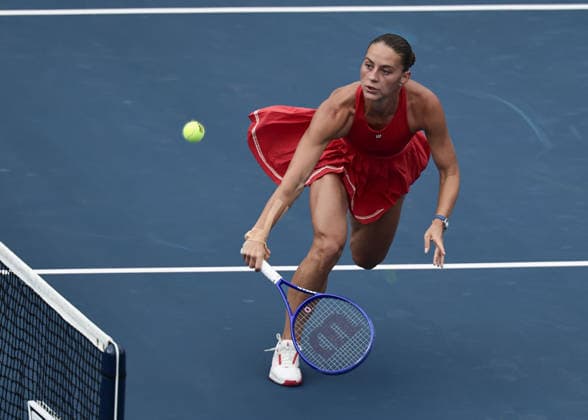 Marta Kostyuk, US Open Championships, Billie Jean King National Tennis Center, Flushing Meadows, New York, USA . Copyright: xJuergenxHasenkopfx