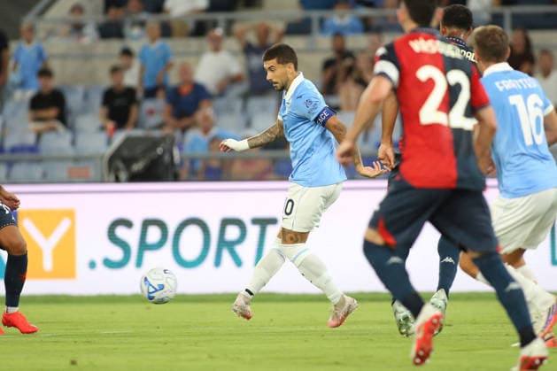 SOCCER - Serie A - SS Lazio vs. Genoa CFC Photo by IPA ABACAPRESS.COM87946919 - Mattia Zaccagni of Societa Sportiva Lazio is in action during the 2026–2027 Serie A match between S.S. Lazio and Genoa C.F.C. at the Stadio Olimpico in Rome, Italy. Rome Italy  Copyright: xIPAxSport ABACAx