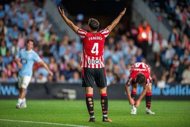 ESP: LaLiga EA Sports RC Celta Vigo v Athletic Club Bilbao Aitor Paredes of Athletic during LaLiga EA Sports match between RC Celta Vigo v Athletic Club Bilbao played at Abanca Balaidos Stadium, Vigo, Pontevedra, on August 30 2026 in Spain Spain Soccer Copyright: xAgenciaxLOFx
