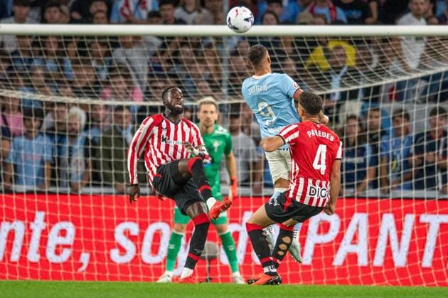 ESP: LaLiga EA Sports RC Celta Vigo v Athletic Club Bilbao Inaki Williams of Athletic and Jutgla aof Celta Vigo during LaLiga EA Sports match between RC Celta Vigo v Athletic Club Bilbao played at Abanca Balaidos Stadium, Vigo, Pontevedra, on August 30 2026 in Spain Spain Soccer Copyright: xAgenciaxLOFx
