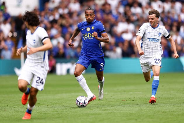 Chelsea v Brighton & Hove Albion 30 August 2026, London - Premier League Football - Chelsea v Brighton & Hove Albion - Joao Pedro of Chelsea - Photo: Jacques Feeney Offside. London UK Copyright: xJacquesxFeeneyx xOffsidexOffside