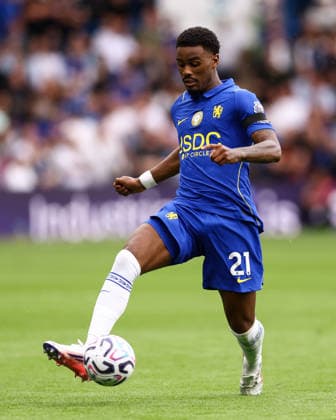 Chelsea v Brighton & Hove Albion 30 August 2026, London - Premier League Football - Chelsea v Brighton & Hove Albion - Jorrel Hato of Chelsea - Photo: Jacques Feeney Offside. London UK Copyright: xJacquesxFeeneyx xOffsidexOffside