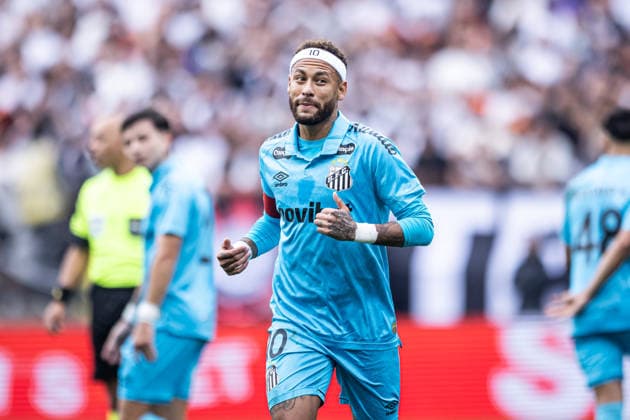 Brasileirao 2026: Corinthians vs. Santos SAO PAULO, BRAZIL - AUGUST 30: Neymar in the match between Corinthians and Santos, valid for the twenty-fifth round of the Brasileirao 2026, this Sunday (30), at Neo Quimica Arena, SP, Brazil on August 30, 2026. Copyright: xJhonyxInacioxJhonyxInaciox