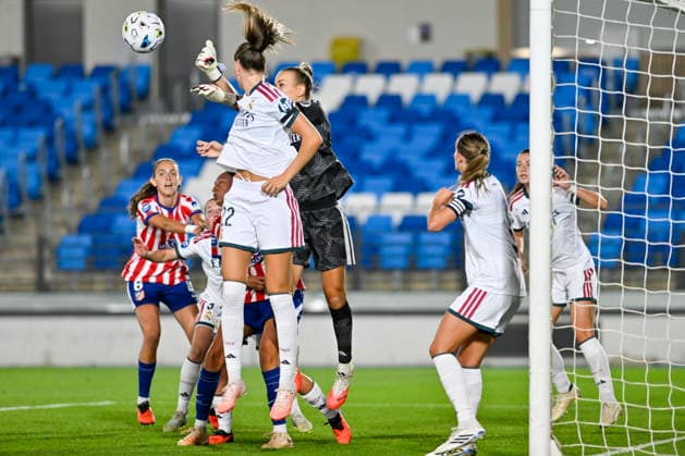 August 30, 2026, Madrid, Madrid, Spain: 1 MERLE FROHMS of Real Madrid CF Femeninoin action during the Spanish Women League, Liga F, football match played between REAL MADRID Vs ATLETICO DE MADRID at Alfredo Di Stefano stadium on August 30, 2027, in Valdebebas, Madrid, Spain. Madrid Spain - ZUMAc312 20260830_zsp_c312_111 Copyright: xOscarxManuelxSanchezx