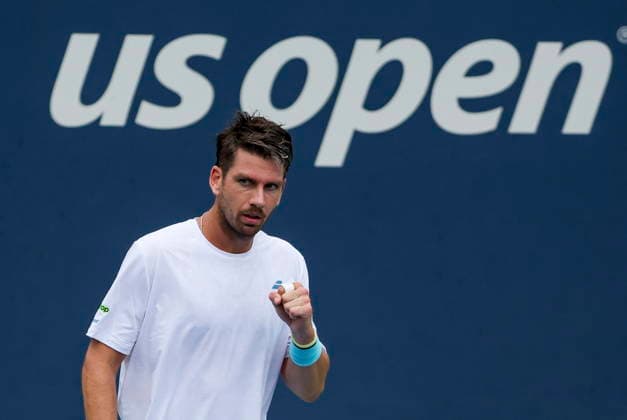 US Open tennis tournament - Day 1 Cameron Norrie of Great Britain reacts during a game against Luca Van Assche of France during the Men™s Singles round one of the US Open Tennis Championships at the USTA Billie Jean King National Tennis Center in Flushing Meadows, New York, USA, 30 August 2026. The 2026 US Open tournament runs from 23 August through 13 September. FLUSHING MEADOWS NEW YORK United States  Copyright: xSARAHxYENESELx