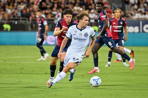 SOCCER - Serie A - Cagliari Calcio vs. Inter - FC Internazionale Photo by IPA ABACAPRESS.COM87947038 - Nicolo Barella of Inter during the Cagliari Calcio vs. Inter - FC Internazionale Italian Serie A soccer match in Cagliari, Italy, on August 30, 2026 Cagliari Italy  Copyright: xIPAxSport ABACAx