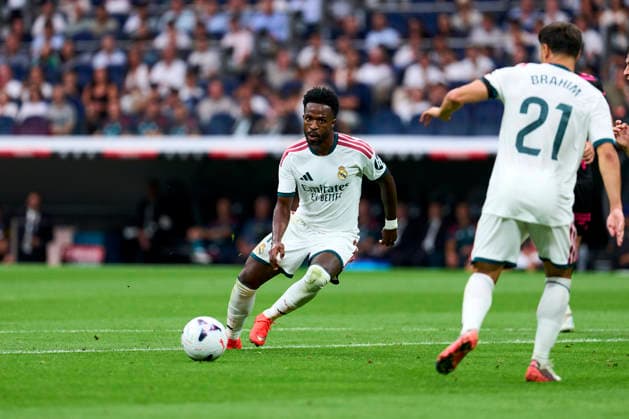 SOCCER- La Liga EA match between Real Madrid CF and Malaga CF at Santiago Bernabeu Stadium, on August 30, 2026. Vinicius Junior of Real Madrid CF during the La Liga EA Sport match between Real Madrid CF and Malaga CF at Santiago Bernabeu Stadium, on August 30, 2026. Madrid Madrid Spain EDITORIAL USE ONLY Copyright: xx SENIS-CEBOLLAx xALFAQUIx dpphotos202039