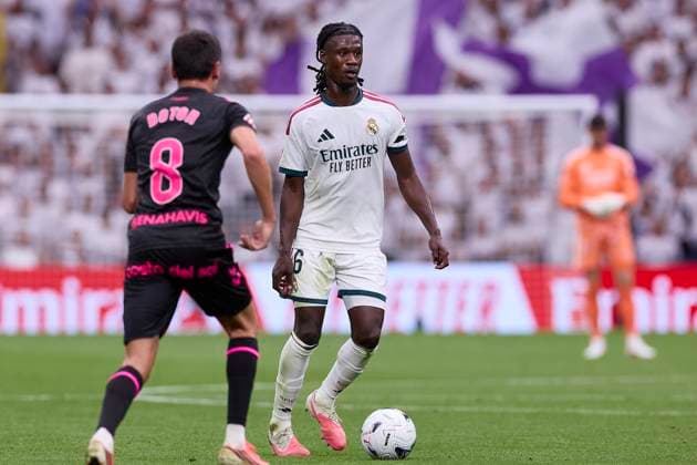 August 30, 2026, Madrid, Spain: Eduardo Camavinga (Real Madrid CF) is seen in action during the LaLiga EA SPORTS 2026 2027 match between Real Madrid CF and Malaga CF.Final Score: Real Madrid CF 4-0 Malaga CF Madrid Spain - ZUMAs197 20260830_aaa_s197_210 Copyright: xFedericoxTitonex