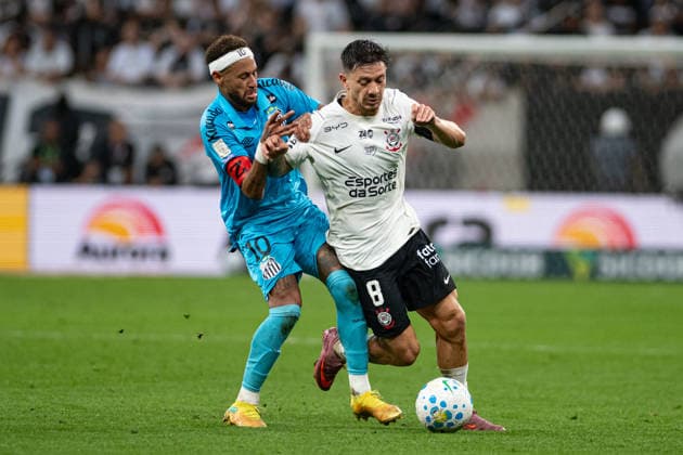 SAO PAULO, BRAZIL - AUGUST 30: <<enter caption here>> during a Brasileirao 2026 match between Corinthians and Santos at Neo Quimica Arena on August 30, 2026 in Sao Paulo, Brazil (Photo by Riquelve Nata Sports Press Photo SPP) Copyright: xSportsxPressxPhotox Sportspressphoto_SPR220627
