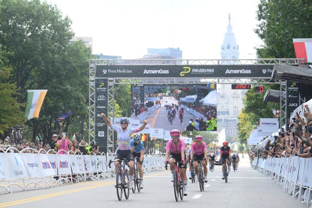 Chiara Consonni wins 2026 Philadelphia Cycling Classic Women™s Race Chiara Consonni (ITL) of Canyon Sram crosses the finish line first as professional cyclists compete in the 2026 Philadelphia Cycling Classic in Philadelphia, Pennsylvania, United States, on August 30, 2026. Following a 10-year absence, the one-day event returns in its traditional form, featuring the Manayunk Wall and an international field of 212 riders. PHILADELPHIA PENNSYLVANIA UNTIED STATES  Copyright: xBastiaanxSlabbersx originalFilename:slabbers-chiaraco260830_npcSE.jpg