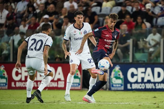 Cagliari Calcio v FC Internazionale - Serie A 2026 27 Daniel Maldini ( 70) of Cagliari Calcio during the Serie A TIM match between Cagliari Calcio and FC Inter in Cagliari, Italy, on August 30, 2026. Cagliari Italy  Copyright: xAlessandroxToccox originalFilename:alessandro-cagliari260830_npeNV.jpg