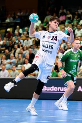 Wetzlar: HBL - 26 27 - HSG Wetzlar - SG BBM Bietigheim Maxim Orlov (Bietigheim) Wetzlar Buderus Arena Deutschland