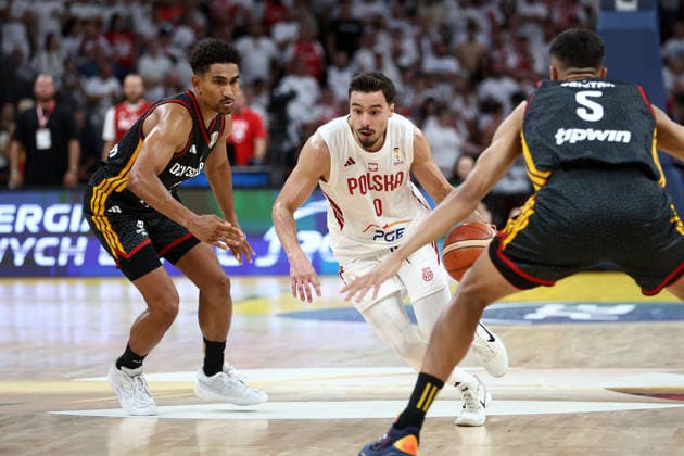 Poland V Germany - FIBA Basketball World Cup European Qualifier Group K Maodo Lo and Andrzej Pluta during the FIBA Basketball World Cup European Qualifier Group K match between Poland and Germany at Ergo Arena in Gdansk, Poland, on August 30, 2026. Gdansk Poland  Copyright: xPiotrxMatusewiczx originalFilename:matusewicz-polandvg260830_npG6Q.jpg