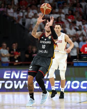 Poland V Germany - FIBA Basketball World Cup European Qualifier Group K Daniel Theis during the FIBA Basketball World Cup European Qualifier Group K match between Poland and Germany at Ergo Arena in Gdansk, Poland, on August 30, 2026. Gdansk Poland  Copyright: xPiotrxMatusewiczx originalFilename:matusewicz-polandvg260830_npO1S.jpg