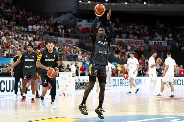 Poland V Germany - FIBA Basketball World Cup European Qualifier Group K Dennis Schroder during the FIBA Basketball World Cup European Qualifier Group K match between Poland and Germany at Ergo Arena in Gdansk, Poland, on August 30, 2026. Gdansk Poland  Copyright: xPiotrxMatusewiczx originalFilename:matusewicz-polandvg260830_npphM.jpg