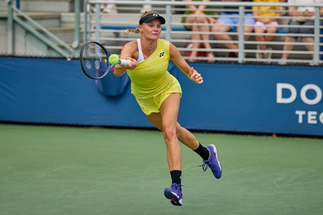 August 30, 2026, New York, New York, United States of America: Dayana Yastremska of Ukraine returns with forehand during the 2026 US Open - Tennis Championships Tennis 2026: US Open - Tennis Championships: Before Main Drawl:  - ZUMAs343 20260830_zsp_s343_188 Copyright: xMathiasxSchulzx