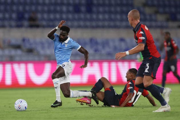SOCCER - Serie A - SS Lazio vs. Genoa CFC Photo by IPA ABACAPRESS.COM87949278 - Rome, Italy — August 30, 2026: Boulaye Dia (forward) of Lazio and Djibril Sow (midfielder) of Genoa CFC in action during the 2026–2027 Italian Serie A-Enilive Championship soccer match between SS Lazio and Genoa CFC at the Olympic Stadium in Rome. Rome Italy  Copyright: xIPAxSport ABACAx