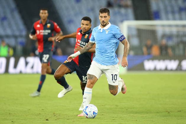 SOCCER - Serie A - SS Lazio vs. Genoa CFC Photo by IPA ABACAPRESS.COM87949273 - Junior Messias of Genoa Cricket and Football Club and Mattia Zaccagni of Società Sportiva Lazio are in action during the 2026 2027 Serie A match between S.S. Lazio and Genoa C.F.C. at the Stadio Olimpico in Rome, Italy. Rome Italy  Copyright: xIPAxSport ABACAx