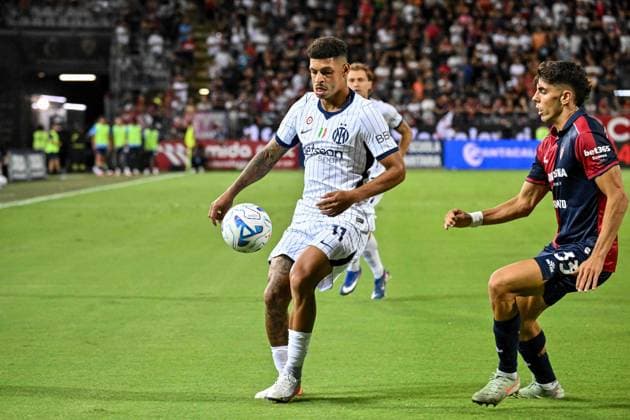 SOCCER - Serie A - Cagliari Calcio vs. Inter - FC Internazionale Photo by IPA ABACAPRESS.COM87949355 - Luis Henrique of Inter during the Cagliari Calcio vs. Inter - FC Internazionale Italian Serie A soccer match in Cagliari, Italy, on August 30, 2026 Cagliari Italy  Copyright: xIPAxSport ABACAx