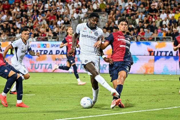 SOCCER - Serie A - Cagliari Calcio vs. Inter - FC Internazionale Photo by IPA ABACAPRESS.COM87950245 - Marcus Thuram of Inter during the Cagliari Calcio vs. Inter - FC Internazionale Italian Serie A soccer match in Cagliari, Italy, on August 30, 2026 Cagliari Italy  Copyright: xIPAxSport ABACAx