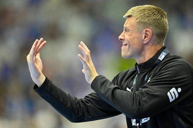 Gummersbach, Schwalbe Arena, 30.08.26, GER, Herren, Handball-Bundesliga, Opel HBL, Saison 2026-2027, VfL Gummersbach - SC Magdeburg Bild: Trainer Gudjon Valur SIGURDSSON (Gummersbach) Nordrhein-Westfalen Deutschland