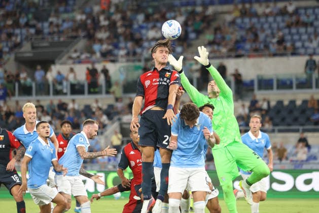 SOCCER - Serie A - SS Lazio vs. Genoa CFC Photo by IPA ABACAPRESS.COM87950247 - Christos Mandas of Societa Sportiva Lazio is in action during the 2026 2027 Serie A match between S.S. Lazio and Genoa C.F.C. at the Stadio Olimpico in Rome, Italy. Rome Italy  Copyright: xIPAxSport ABACAx