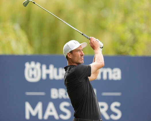 SUTTON COLDFIELD, ENGLAND - AUG 30: Ross Fisher (ENG) plays from the seventh tee during Round 4 at the 2026 Husqvarna British Masters at The Belfry, Sutton Coalfield on August 30, 2026 in Warwickshire, England The 2026 Husqvarna British Masters