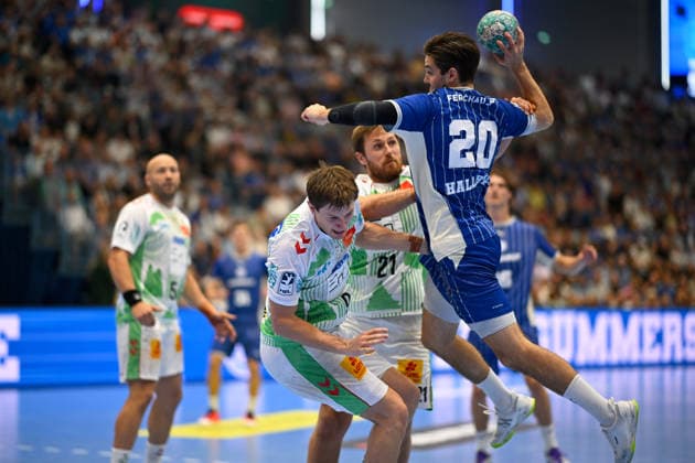 Gummersbach, Schwalbe Arena, 30.08.26, GER, Herren, Handball-Bundesliga, Opel HBL, Saison 2026-2027, VfL Gummersbach - SC Magdeburg Bild: Ludvig HALLBAECK (Gummersbach) Nordrhein-Westfalen Deutschland