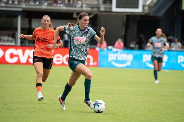 Washington D.C., United States, August 30th 2026: Paige Metayer (26 Washington Spirit) runs towards goal during the National Women s Soccer League match between the Washington Spirit and Bay FC at Audi Field in Washington, D.C., United States. (Taneen Momeni SPP) Copyright: xTaneenxMomenix xSPPx Sportspressphoto_SPR221184