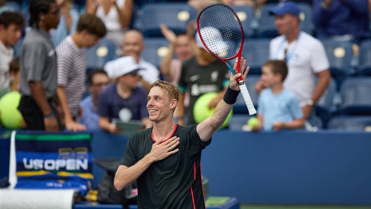 August 30, 2026, New York, New York, United States of America: Miomir Kecmanovic of Serbia celebrates the win of the match during the 2026 US Open - Tennis Championships Tennis 2026: US Open - Tennis Championships: Before Main Drawl:  - ZUMAs343 20260830_zsp_s343_247 Copyright: xMathiasxSchulzx