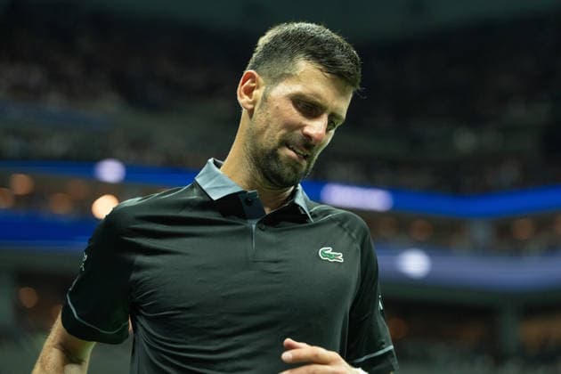 2026 US Open - Day 1 NEW YORK, NEW YORK - AUGUST 30: Novak Djokovic of Serbia during his match against Mariano Navone of Argentina during the 2026 US Open - Day 1 at USTA Billie Jean King National Tennis Center on August 30, 2026 in New York, New York. New York USTA Billie Jean King National Tennis Center New York United States Copyright: xSusanxMullane ISIxPhotosx 9746