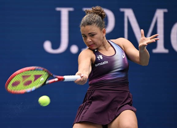 FLUSHING NY- AUGUST 30: Jasmine Paolini Vs Veronika Erjavec during day 6 of the 2026 US Open at the USTA Billie Jean King National Tennis Center on August 30, 2026 in Flushing Queens. Copyright: xmpi04x Copyright: xIMAGO MediaPunchx