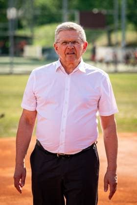 TENNIS - Davis Cup, AUT vs BEL VIENNA,AUSTRIA,31.AUG.26 - TENNIS - ITF Davis Cup, qualification round 2, Austria vs Belgium, preview, press conference, PK, Pressekonferenz OETV. Image shows politician Christian Deutsch.  GEPAxpictures xKevinxHackner